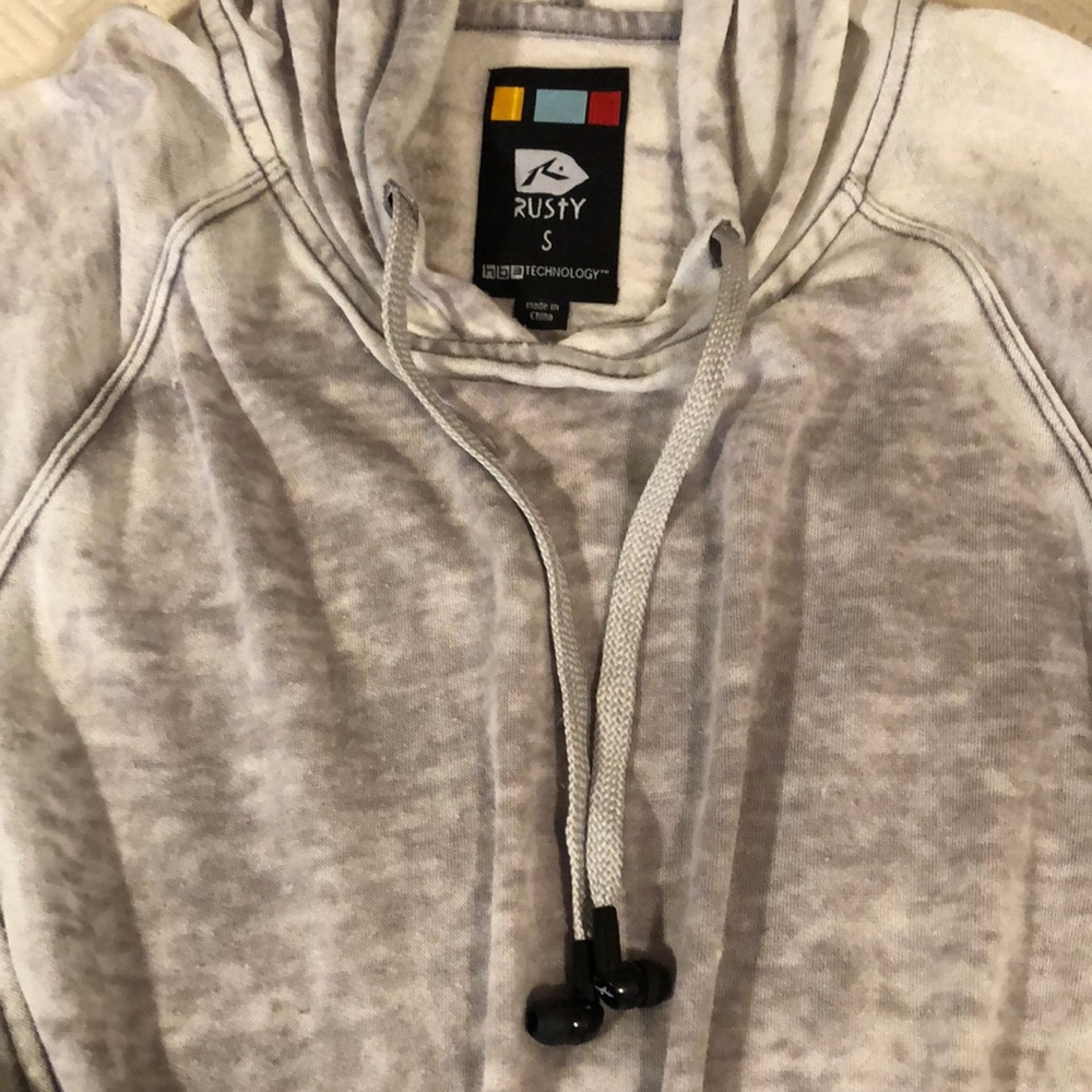 Men’s Rusty Long Sleeve Stylish Hooded T Shirt